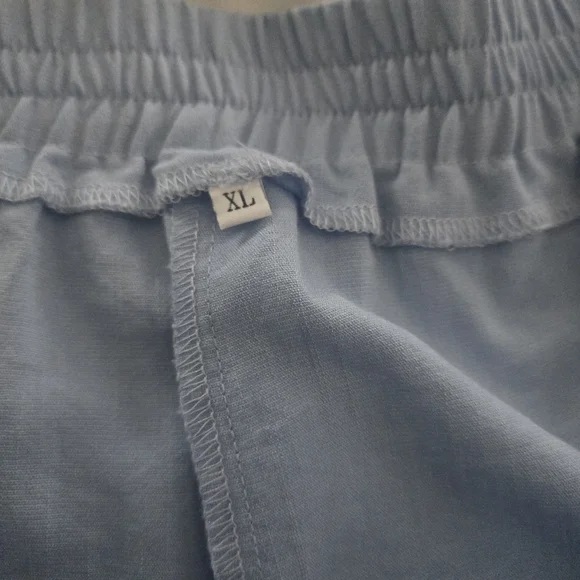 💚 2/$12 or 3/$17  PrettyGarden Light Blue Vest & Shorts Set - Picture 5 of 10